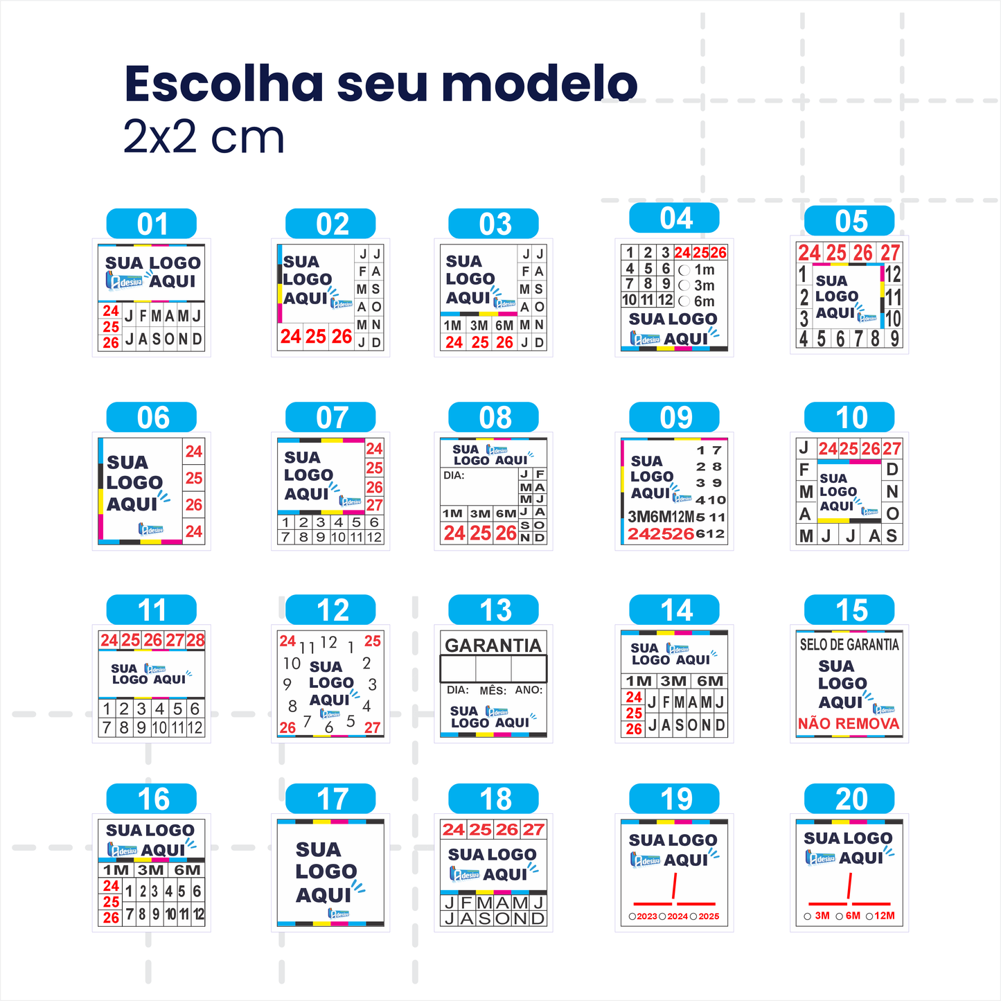 Lacre de Garantia - VOID - 2X2 cm