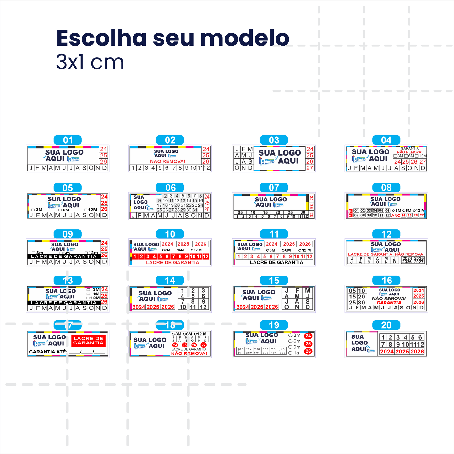 Lacre de Garantia - VOID - 3X1 cm