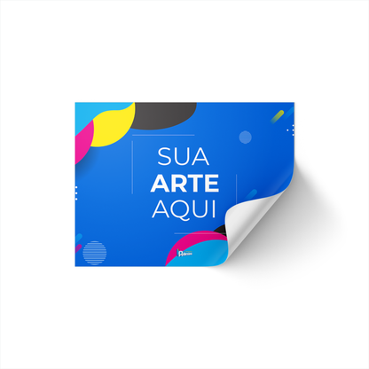 6x4cm - Adesivo Personalizado em Vinil