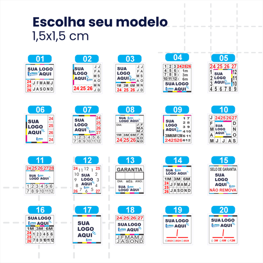 Lacre de Garantia - VOID - 1,5X1,5 cm
