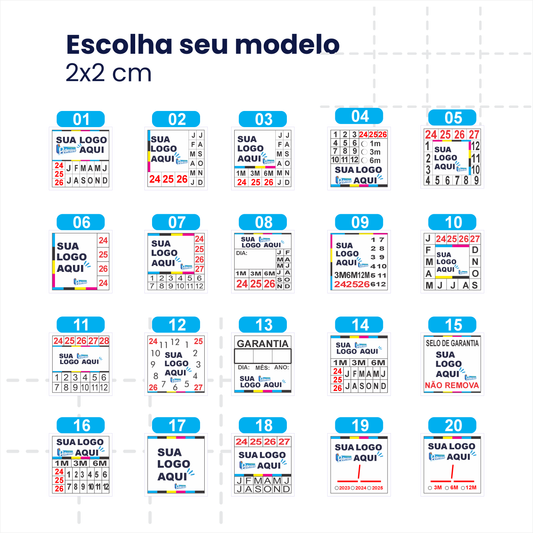 Lacre de Garantia - VOID - 2X2 cm