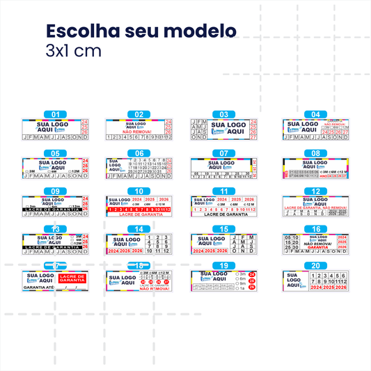 Lacre de Garantia - VOID - 3X1 cm