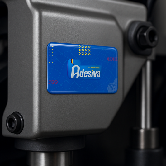 5X2,5 cm - Adesivo Resinado Personalizado - Resina PU